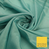 OVER 20 COLOURS - Premium Plain Dyed Crinkle Georgette Chiffon Dress Fabric 46"