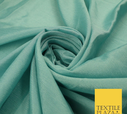OVER 20 COLOURS - Premium Plain Dyed Crinkle Georgette Chiffon Dress Fabric 46"