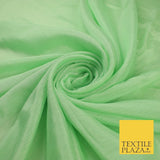 OVER 20 COLOURS - Premium Plain Dyed Crinkle Georgette Chiffon Dress Fabric 46"