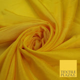 OVER 20 COLOURS - Premium Plain Dyed Crinkle Georgette Chiffon Dress Fabric 46"