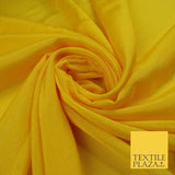 OVER 20 COLOURS - Premium Plain Dyed Crinkle Georgette Chiffon Dress Fabric 46"