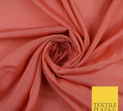 OVER 20 COLOURS - Premium Plain Dyed Crinkle Georgette Chiffon Dress Fabric 46"