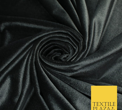 17 COLOURS LUXURY Plush Plain Stretch Velvet Velour Fabric Material Craft 58" D