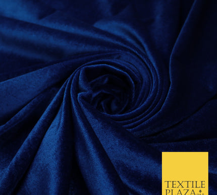 17 COLOURS LUXURY Plush Plain Stretch Velvet Velour Fabric Material Craft 58" D