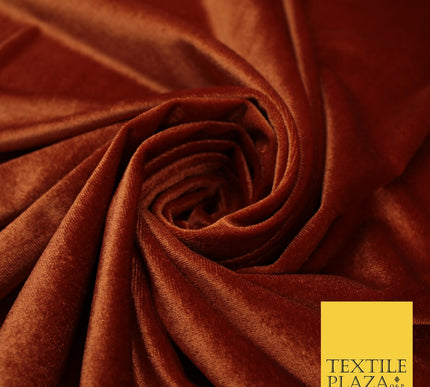 17 COLOURS LUXURY Plush Plain Stretch Velvet Velour Fabric Material Craft 58" D