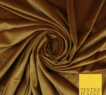 17 COLOURS LUXURY Plush Plain Stretch Velvet Velour Fabric Material Craft 58" D
