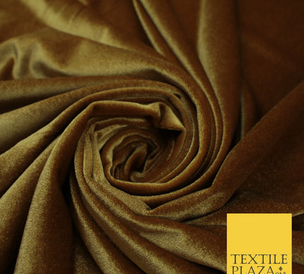 17 COLOURS LUXURY Plush Plain Stretch Velvet Velour Fabric Material Craft 58" D