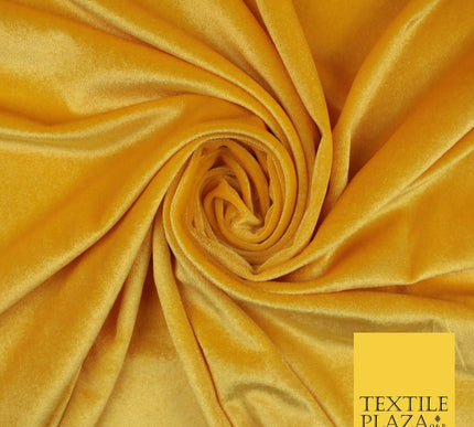 17 COLOURS LUXURY Plush Plain Stretch Velvet Velour Fabric Material Craft 58" D