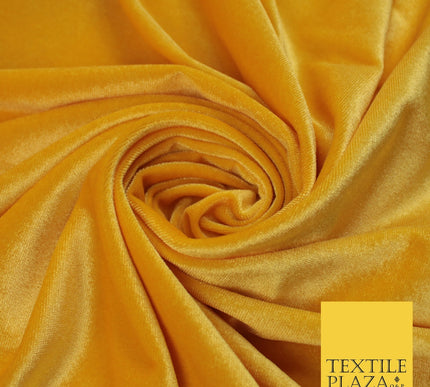 17 COLOURS LUXURY Plush Plain Stretch Velvet Velour Fabric Material Craft 58" D