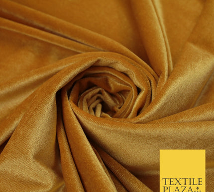 17 COLOURS LUXURY Plush Plain Stretch Velvet Velour Fabric Material Craft 58" D