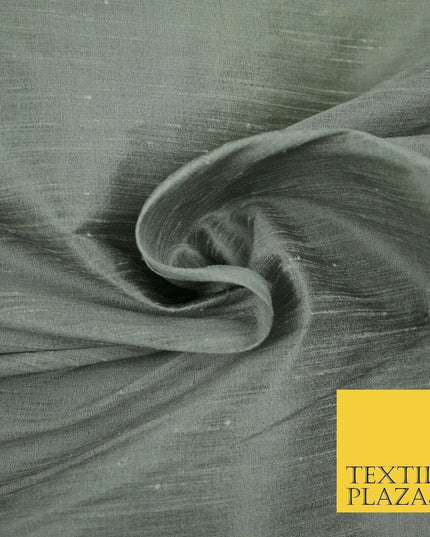 Plain dyed slubbed shot two tone faux dupion raw silk 100%polyester fabric craft