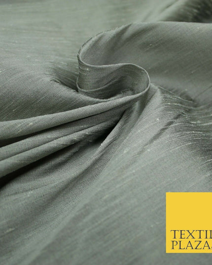 Plain dyed slubbed shot two tone faux dupion raw silk 100%polyester fabric craft