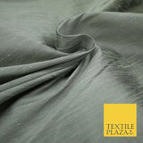 Plain dyed slubbed shot two tone faux dupion raw silk 100%polyester fabric craft