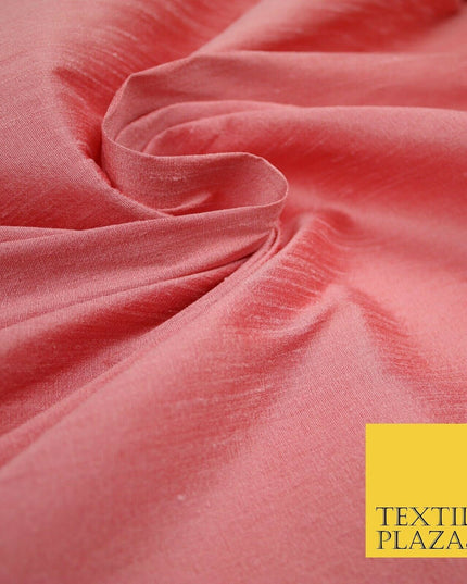 Plain dyed slubbed shot two tone faux dupion raw silk 100%polyester fabric craft