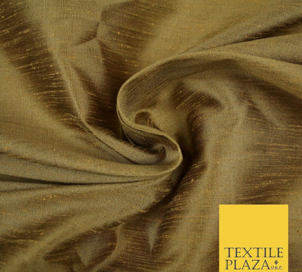 Plain dyed slubbed shot two tone faux dupion raw silk 100%polyester fabric craft
