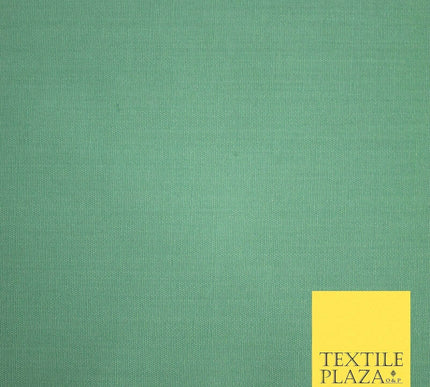 Sea Green Duck Egg Plain Lightweight Canvas Dress Sewing Craft Fabric 58" 4745