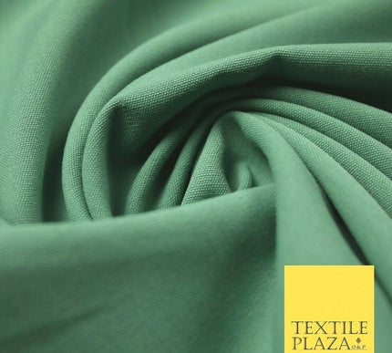 Sea Green Duck Egg Plain Lightweight Canvas Dress Sewing Craft Fabric 58" 4745