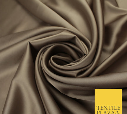 30 COLOURS Fine Silky Smooth Liquid Sateen Satin Dress Fabric Drape Lining