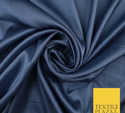 30 COLOURS Fine Silky Smooth Liquid Sateen Satin Dress Fabric Drape Lining
