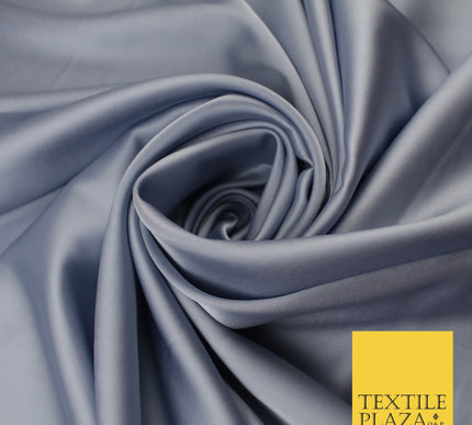 30 COLOURS Fine Silky Smooth Liquid Sateen Satin Dress Fabric Drape Lining