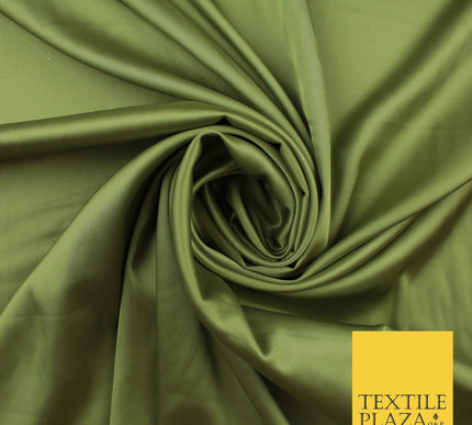 30 COLOURS Fine Silky Smooth Liquid Sateen Satin Dress Fabric Drape Lining