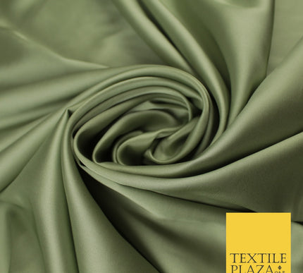 30 COLOURS Fine Silky Smooth Liquid Sateen Satin Dress Fabric Drape Lining
