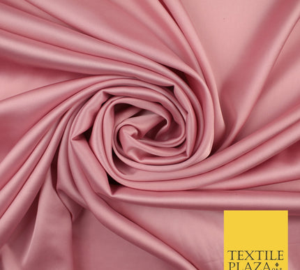 30 COLOURS Fine Silky Smooth Liquid Sateen Satin Dress Fabric Drape Lining