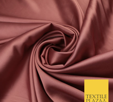 30 COLOURS Fine Silky Smooth Liquid Sateen Satin Dress Fabric Drape Lining
