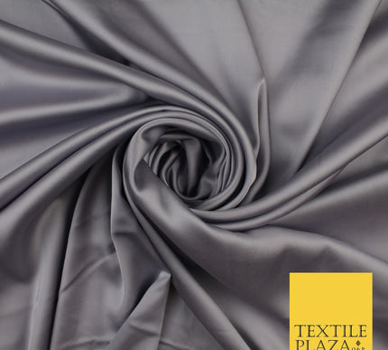 30 COLOURS Fine Silky Smooth Liquid Sateen Satin Dress Fabric Drape Lining
