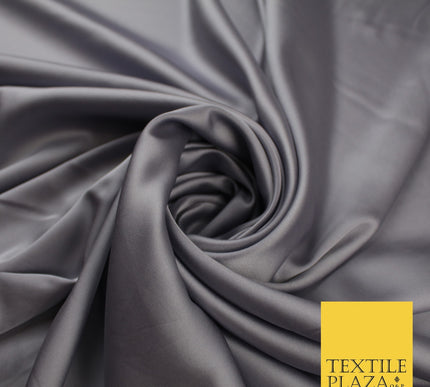 30 COLOURS Fine Silky Smooth Liquid Sateen Satin Dress Fabric Drape Lining