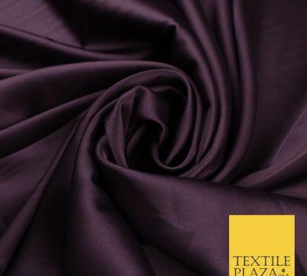 30 COLOURS Fine Silky Smooth Liquid Sateen Satin Dress Fabric Drape Lining