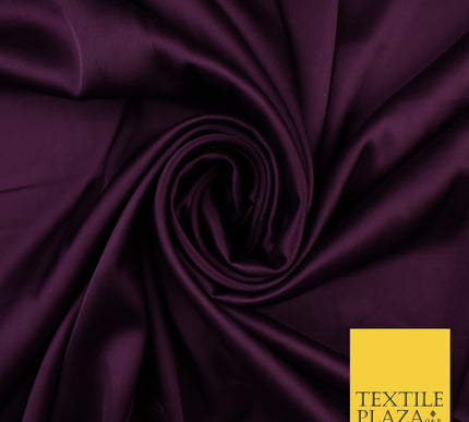30 COLOURS Fine Silky Smooth Liquid Sateen Satin Dress Fabric Drape Lining