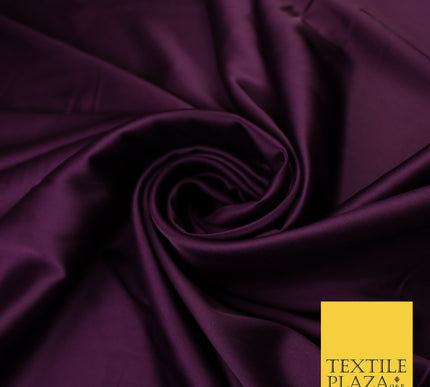 30 COLOURS Fine Silky Smooth Liquid Sateen Satin Dress Fabric Drape Lining