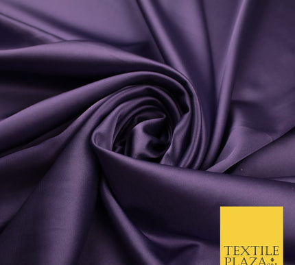 30 COLOURS Fine Silky Smooth Liquid Sateen Satin Dress Fabric Drape Lining
