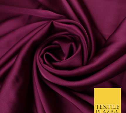 30 COLOURS Fine Silky Smooth Liquid Sateen Satin Dress Fabric Drape Lining