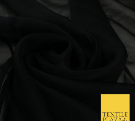 OVER 60 COLOURS Premium Plain ORGANZA Sheer Fabric Voile Dress Wedding 44"