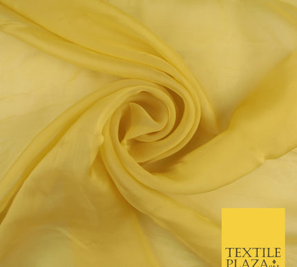 OVER 60 COLOURS Premium Plain ORGANZA Sheer Fabric Voile Dress Wedding 44"