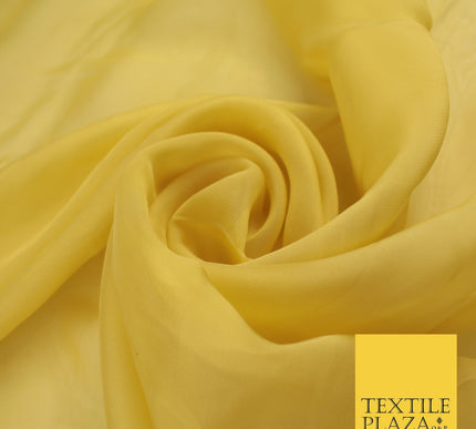 OVER 60 COLOURS Premium Plain ORGANZA Sheer Fabric Voile Dress Wedding 44"