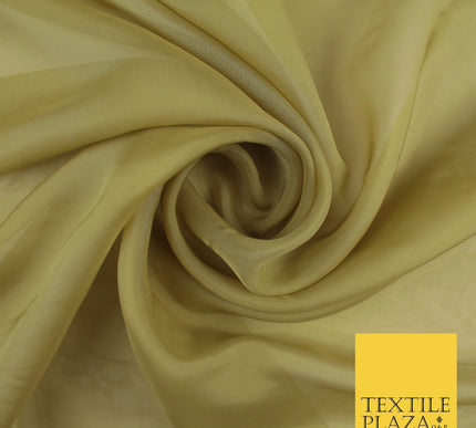OVER 60 COLOURS Premium Plain ORGANZA Sheer Fabric Voile Dress Wedding 44"