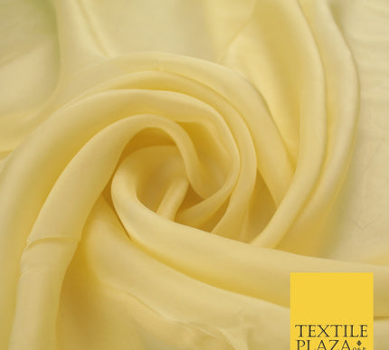 OVER 60 COLOURS Premium Plain ORGANZA Sheer Fabric Voile Dress Wedding 44"