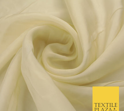 OVER 60 COLOURS Premium Plain ORGANZA Sheer Fabric Voile Dress Wedding 44"