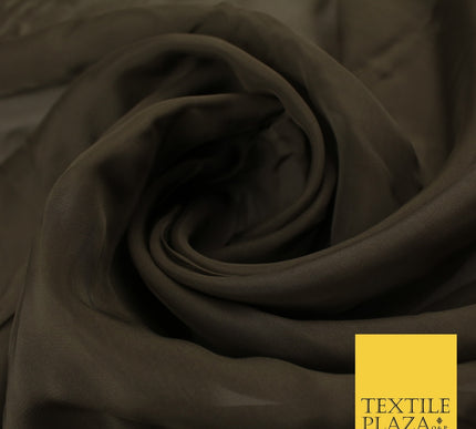 OVER 60 COLOURS Premium Plain ORGANZA Sheer Fabric Voile Dress Wedding 44"