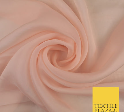 OVER 60 COLOURS Premium Plain ORGANZA Sheer Fabric Voile Dress Wedding 44"