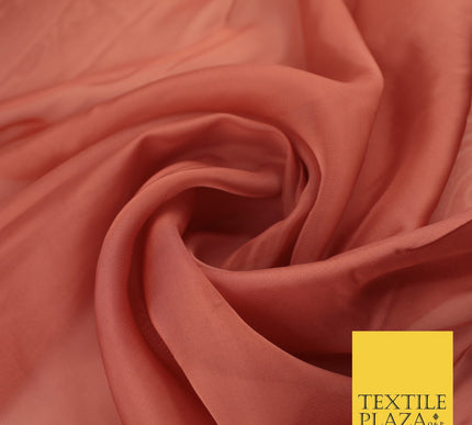 OVER 60 COLOURS Premium Plain ORGANZA Sheer Fabric Voile Dress Wedding 44"