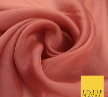 OVER 60 COLOURS Premium Plain ORGANZA Sheer Fabric Voile Dress Wedding 44"