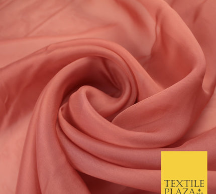 OVER 60 COLOURS Premium Plain ORGANZA Sheer Fabric Voile Dress Wedding 44"