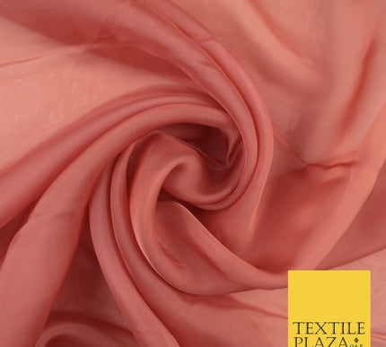 OVER 60 COLOURS Premium Plain ORGANZA Sheer Fabric Voile Dress Wedding 44"