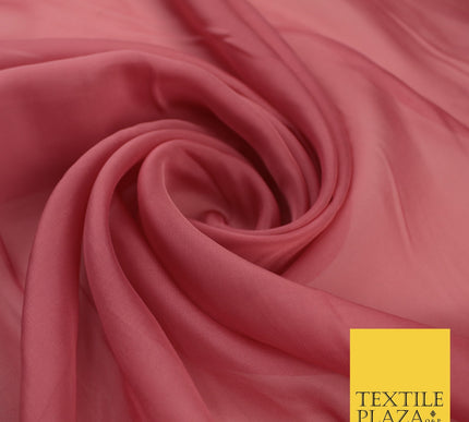 OVER 60 COLOURS Premium Plain ORGANZA Sheer Fabric Voile Dress Wedding 44"