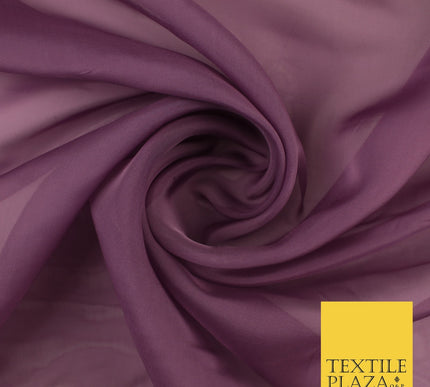 OVER 60 COLOURS Premium Plain ORGANZA Sheer Fabric Voile Dress Wedding 44"