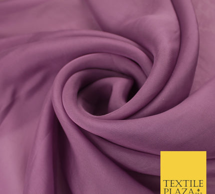 OVER 60 COLOURS Premium Plain ORGANZA Sheer Fabric Voile Dress Wedding 44"